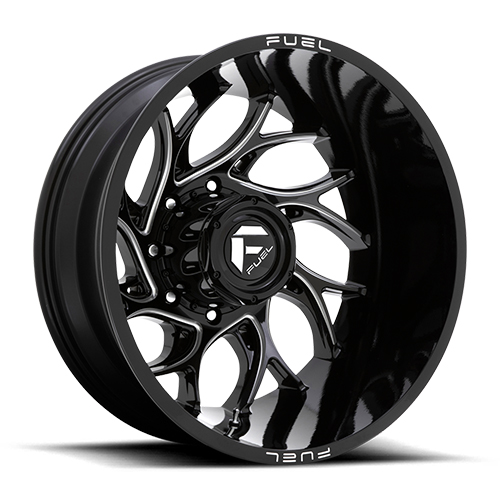 Fuel Offroad Runner D741 Gloss Black W/ Milled Spokes Photo