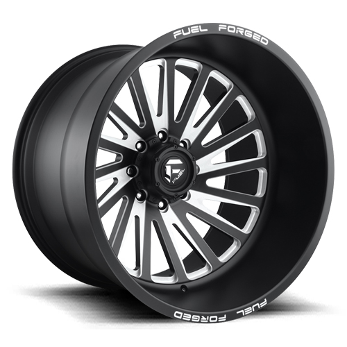 Fuel FF16 Matte Black W/ Milled Spokes Wheels 8x6.5 20x14 76
