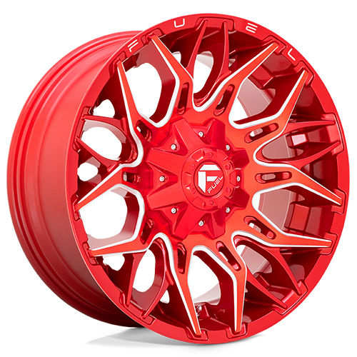 Fuel Offroad D771 Twitch Candy Red Milled Photo