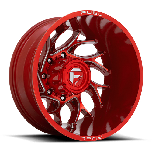 Fuel Offroad Runner D742 Candy Red W/ Milled Spokes Photo