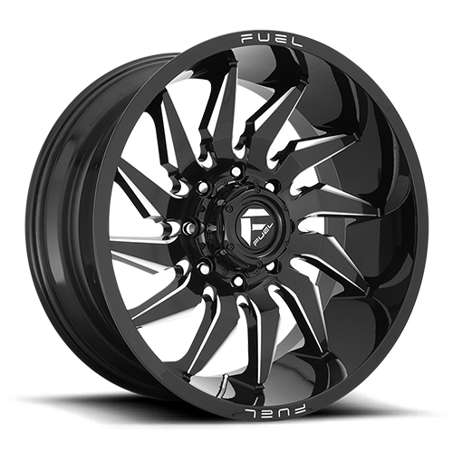 Fuel Offroad Saber D744 Gloss Black W/ Milled Spokes Photo