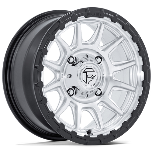 Fuel UTV Piston UTV FV866 Hyper Silver With Machined Face and Matte Black Lip - Part Number FV866SB15706U38 Fuel UTV Piston UTV FV866 Hyper Silver With Machined Face and Matte Black Lip Photo