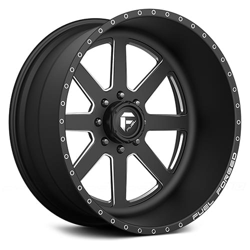 Fuel Forged FF09 Matte Black W/ Milled Spokes - Part Number DE0924608945 Fuel Forged FF09 Matte Black W/ Milled Spokes Photo