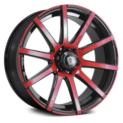G-Line Alloys G0036 Black & Red