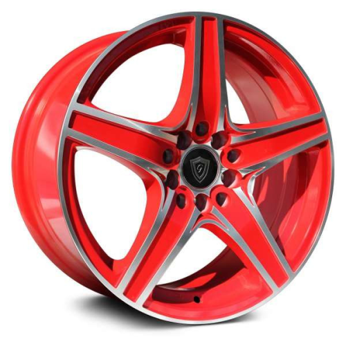 G-Line Alloys G5084 Red Machined