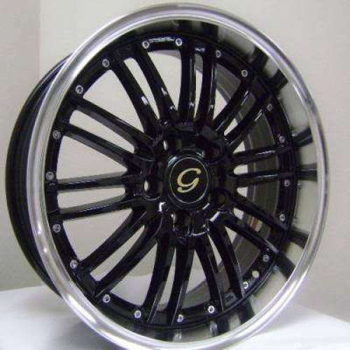 G-Line Alloys G820 Black Machined