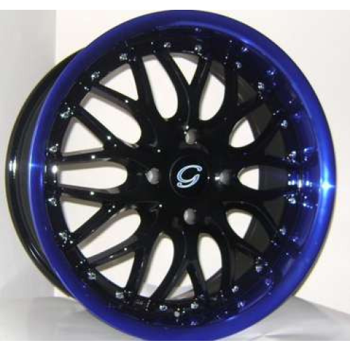G-Line Alloys G820 Black w/ Blue Lip