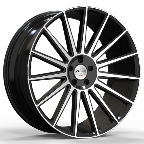 Gianelle Verdi Gloss Black Machined Face