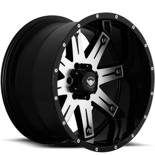 Gima Of9 Black Milled w/ Machined Rivets