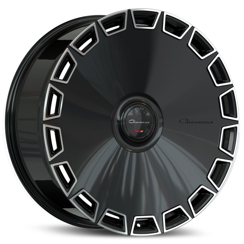 Giovanna Dicotto Gloss Black Machined Face - Part Number GI-2210LS30GODIMBR Giovanna Dicotto Gloss Black Machined Face Photo