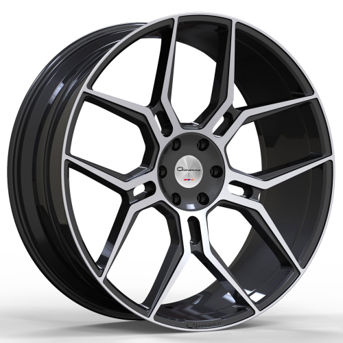 Giovanna Haleb Gloss Black Machined Face