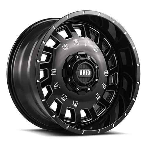 Grid Offroad GD03 Matte Black W/ Milled Spokes Photo