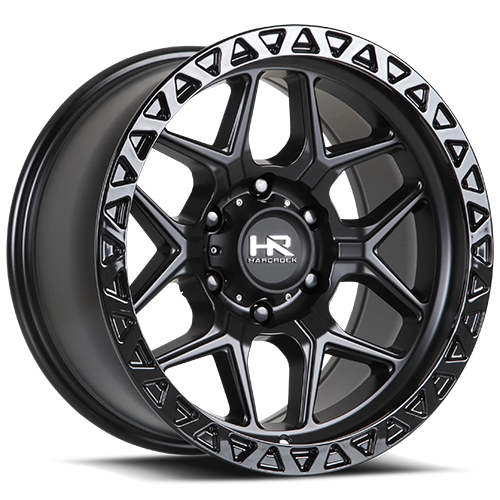 Hardrock H107 Matte Black W/ Black Beadlock Photo