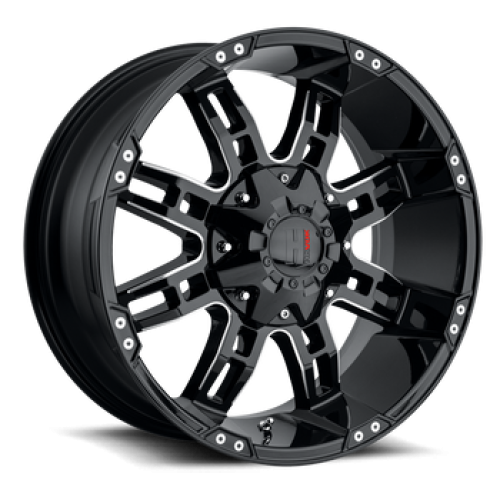 Havok 103 Black Milled w/ Machined Rivets - Part Number WHKW103S30O10P064F051C31 Havok 103 Black Milled w/ Machined Rivets Photo