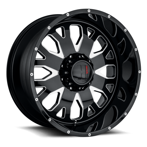 Havok 104 Black Milled w/ Machined Rivets - Part Number HAV104-2972-12BMW Havok 104 Black Milled w/ Machined Rivets Photo