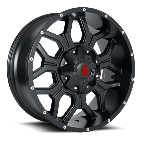 Havok 106 Dark Flat Black w/ Machined Rivets Photo