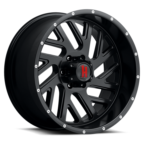 Havok 110 Dark Flat Black w/ Machined Rivets - Part Number WHKW110S30O10P019F093C31 Havok 110 Dark Flat Black w/ Machined Rivets Photo