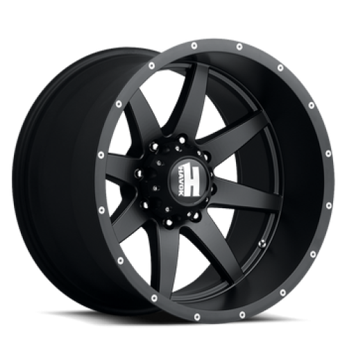 Havok 112 Dark Flat Black w/ Machined Rivets - Part Number WHKW112S43O02P024F093C16 Havok 112 Dark Flat Black w/ Machined Rivets Photo