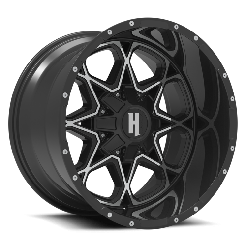Havok 115 Black Machined w/ Milled Windows - Part Number HAV115-2130-N24BMMW Havok 115 Black Machined w/ Milled Windows Photo