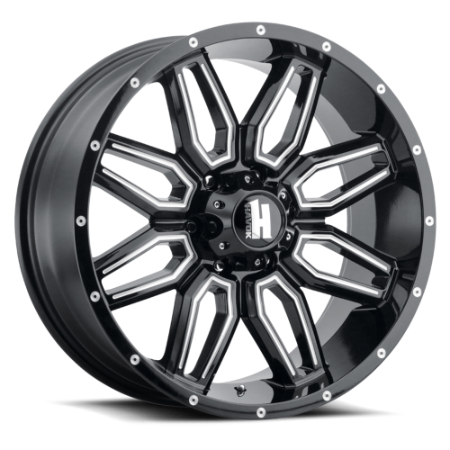 Havok 117 Black Milled w/ Machined Rivets - Part Number WHKW117S30O06P015F051C16 Havok 117 Black Milled w/ Machined Rivets Photo