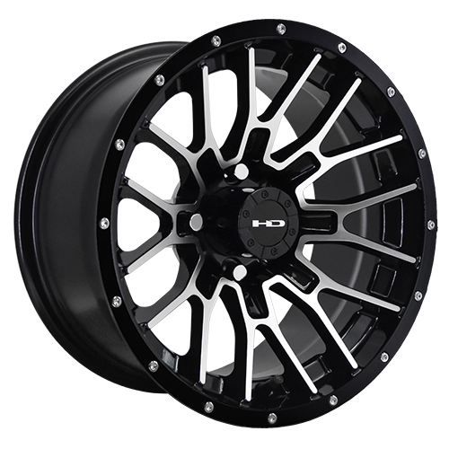 HD Golf RTC Black Machined W/ Rivets - Part Number RT147042-14BK-R HD Golf RTC Black Machined W/ Rivets Photo