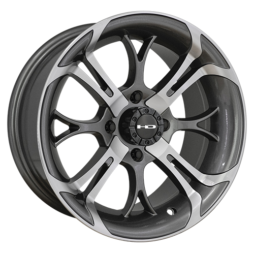 HD Golf Spinout Gloss Gunmetal W/ Machined Face - Part Number SO147042-10GM HD Golf Spinout Gloss Gunmetal W/ Machined Face Photo