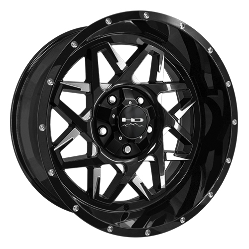 HD Offroad Caliber Black Milled Face Photo