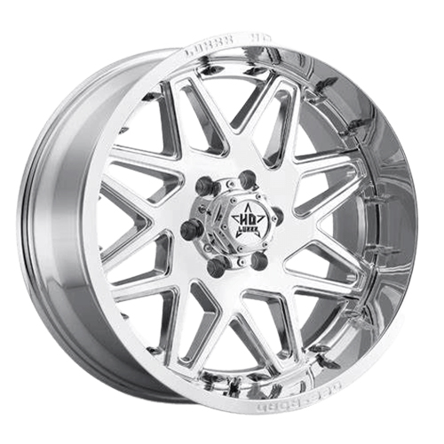 Luxxx HD Offroad LHD-17 Chrome With Chrome Spike Rivets - Part Number LHD1720106139-18G-C-11 Luxxx HD Offroad LHD-17 Chrome With Chrome Spike Rivets Photo