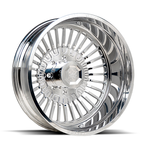 HD Pro Forged Warhog HD06 Polished Dually Rear - Part Number FGDUALLYHD06248258200-168X-GR HD Pro Forged Warhog HD06 Polished Dually Rear Photo