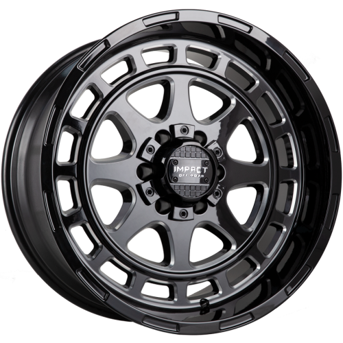Impact Off-Road 905 Gloss Black Milled - Part Number 905GB-21056-12 Impact Off-Road 905 Gloss Black Milled Photo