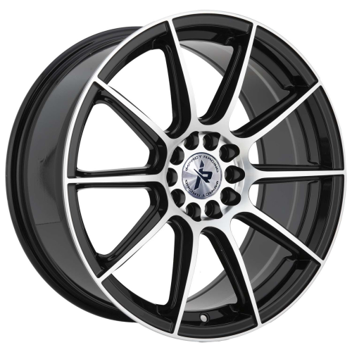 Impact Racing 502 Gloss Black Machined