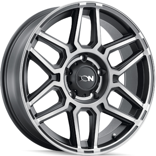 Ion Alloy 146 Matte Black W/ Machined Dark Tint - Part Number 146-2970TM18 Ion Alloy 146 Matte Black W/ Machined Dark Tint Photo