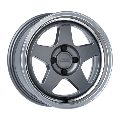 Kansei Knp Gunmetal w/ Machined Lip - Part Number K12GM-158010+25 Kansei Knp Gunmetal w/ Machined Lip Photo