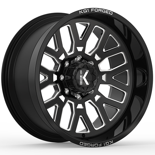 KG1 Forged Revo KC002 Gloss Black Machined Wheels 6x5.5 - 22x10 