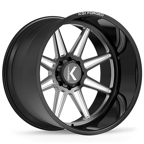 KG1 Forged Scuffle KC018 Gloss Black Premium Milled Photo
