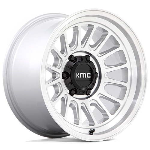 KMC KM724 Impact OL Silver Machined - Part Number KM72478577500US KMC KM724 Impact OL Silver Machined Photo