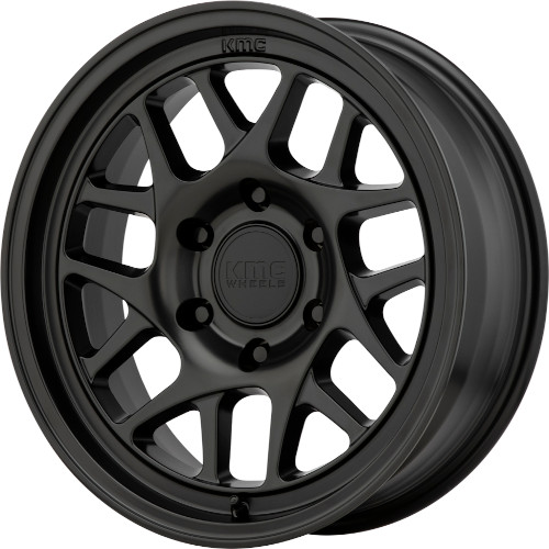 KMC KM717 Bully OL Satin Black - Part Number KM71778550718 KMC KM717 Bully OL Satin Black Photo