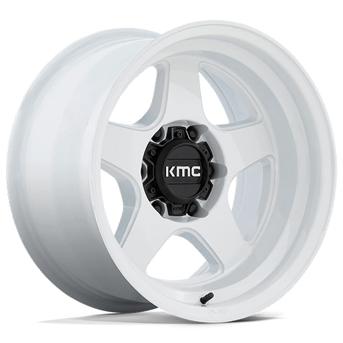 KMC Lobo KM728 Gloss White - Part Number KM728WX17856810N KMC Lobo KM728 Gloss White Photo