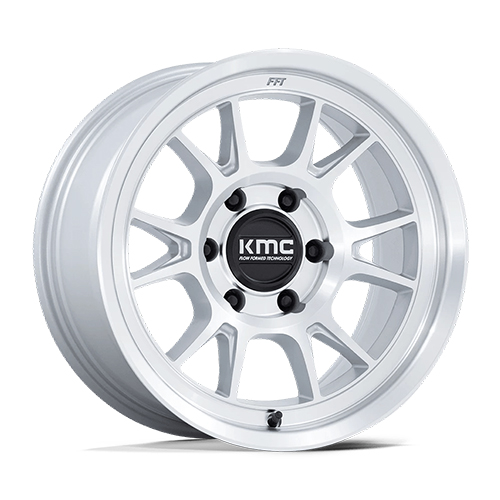 KMC KM729 Range Gloss Silver W/ Machined Face - Part Number KM729DX17856410N KMC KM729 Range Gloss Silver W/ Machined Face Photo