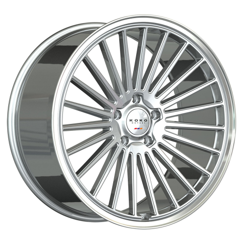 Koko Kuture Parlato Silver Machined Face / Polished Lip