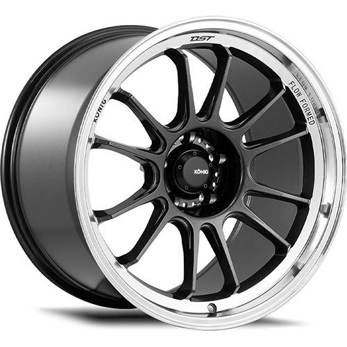 Konig Hypergram Carbon Gray With Machined Lip - Part Number 47MC-HG18514406 Konig Hypergram Carbon Gray With Machined Lip Photo