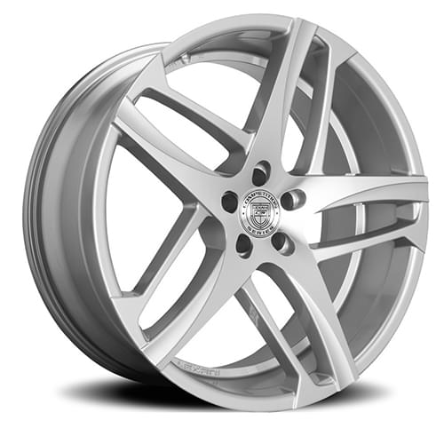 Lexani Bavaria 668 Silver W/ Machined Face - Part Number 668-2410-61-15SM5 Lexani Bavaria 668 Silver W/ Machined Face Photo