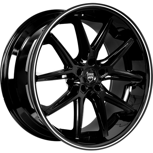 Lexani Circuit 710 Black With Milled Lip Photo