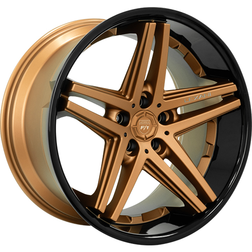 Lexani Ekko 687 Satin Bronze W/ Gloss Black Lip - Part Number 687-2205-13-42BZBL Lexani Ekko 687 Satin Bronze W/ Gloss Black Lip Photo