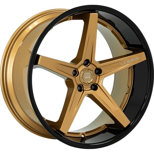 Lexani Savage 5 684 Bronze W Black Lip - Part Number 684-2290-66-35BZBL Lexani Savage 5 684 Bronze W Black Lip Photo