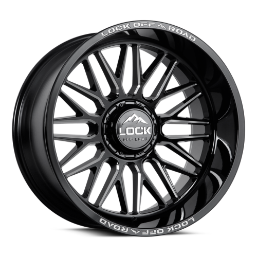 Lock Extreme Apex Gloss Black Milled - Part Number APEX-2136GBM Lock Extreme Apex Gloss Black Milled Photo