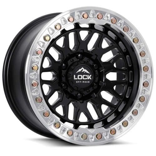 Lock Offroad Invader Beadlock Matte Black w/ Machined Ring - Part Number INVADER-7969MB Lock Offroad Invader Beadlock Matte Black w/ Machined Ring Photo