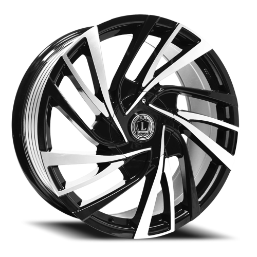 Luxxx Alloys Lux 41 Gloss Black Machined - Part Number LUX41208551081143+35B-A2 Luxxx Alloys Lux 41 Gloss Black Machined Photo