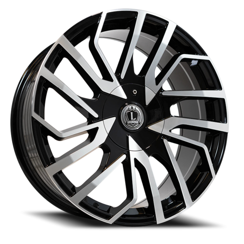 Luxxx Alloys Lux 47 Gloss Black Machined - Part Number LUX4720855115127+31D-A2 Luxxx Alloys Lux 47 Gloss Black Machined Photo