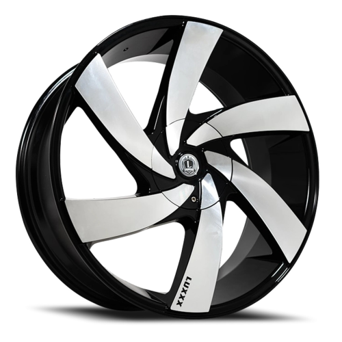 Luxxx Alloys Lux 48 Gloss Black Machined Photo